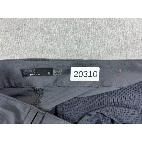 Prana Cargo Roll Up Hiking Travel Pants (Women's Size 12) Gray -‎ - Picture 5 of 13